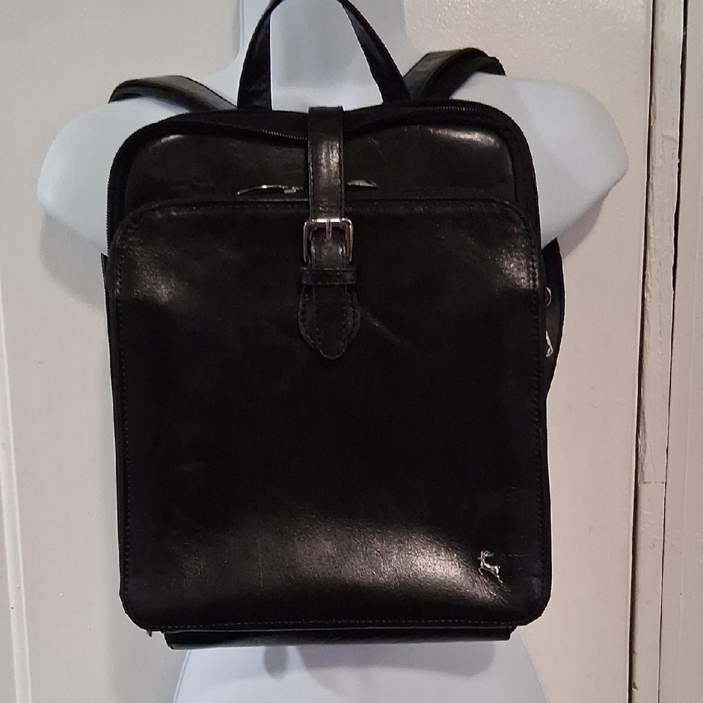 Sleek Black Women's Backpack